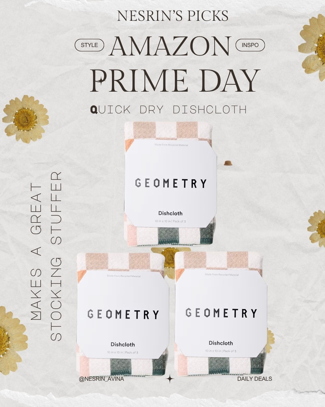 Prime day! These are quick dry and so aesthetic. Makes a great stocking stiffer.  So think gifting toooo