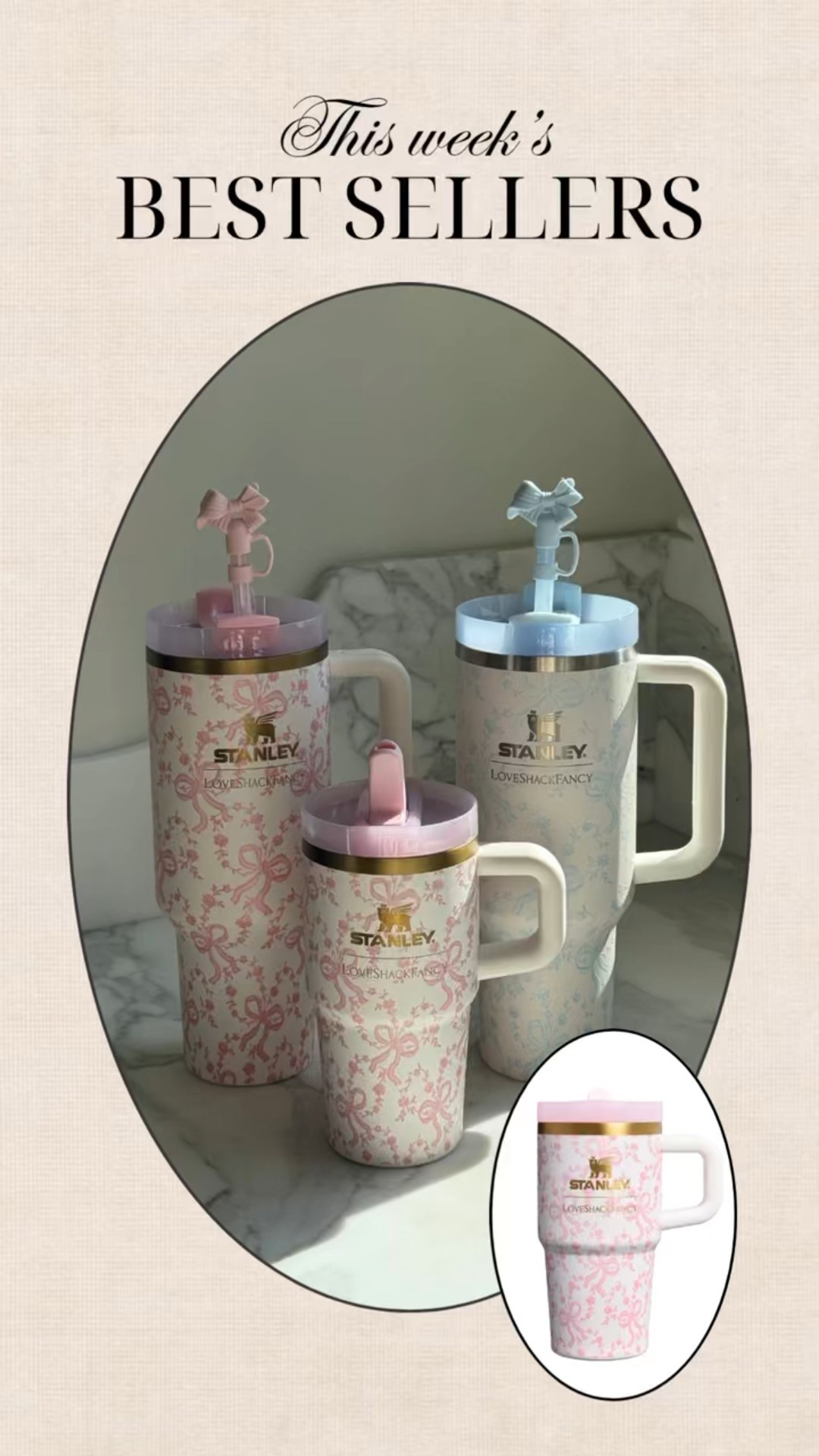 Weekly best seller!! 
The cutest launch EVER!!! 🎀✨ @stanley_brand X LoveShackFancy launches at 12pm EST today!! 

These are the best quality water bottles, the 40oz Quencher is the only water bottle I use!! 

#StanleyPartner #loveshackfancy 



#LTKCyberWeek #LTKmomlife #LTKGiftGuide