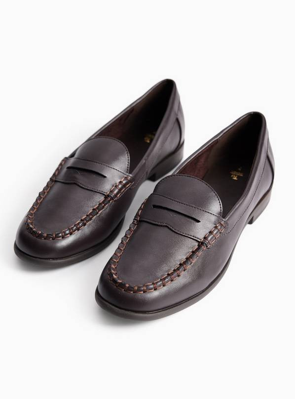 Brown Faux Leather Loafers 6 | Tu Clothing