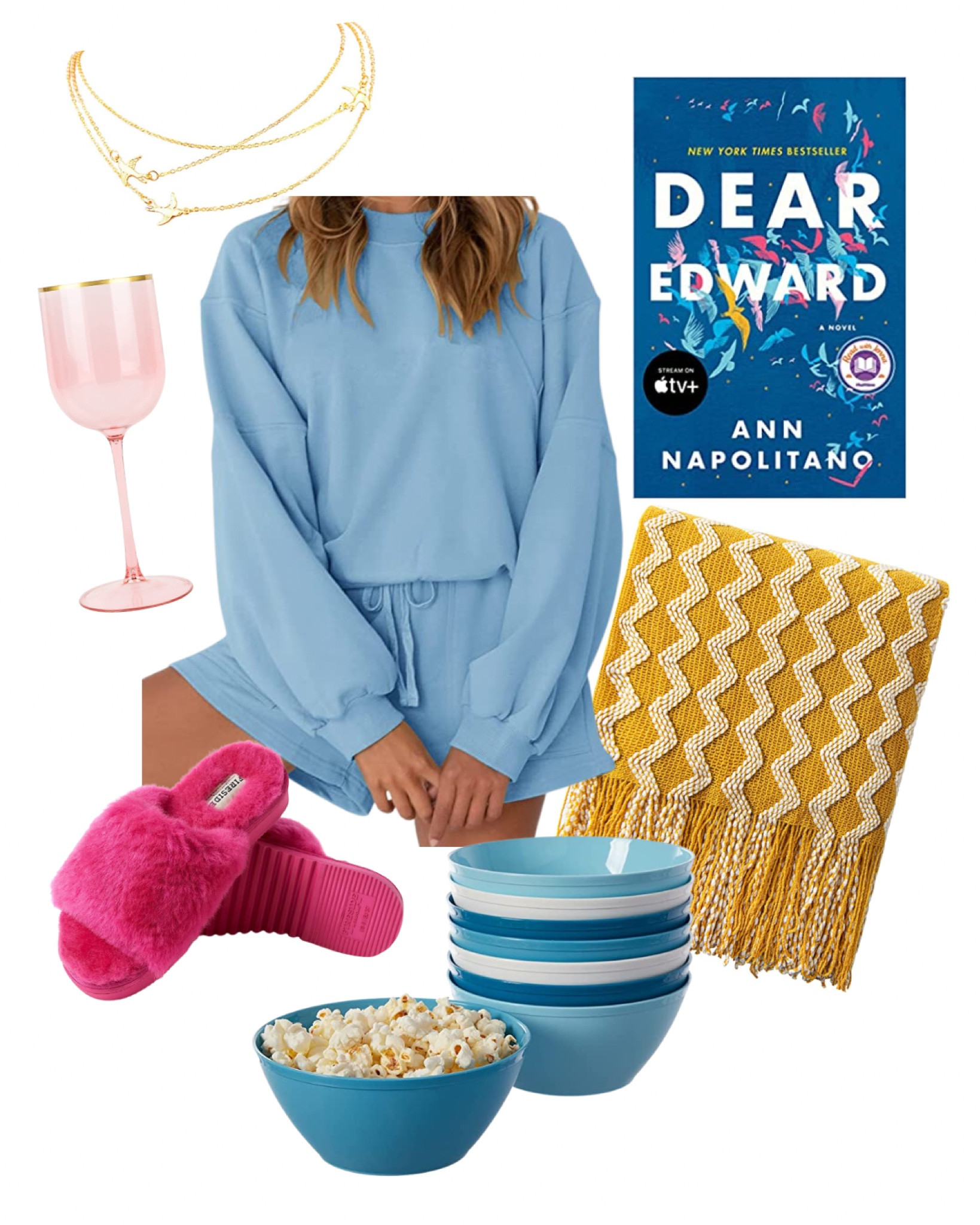 Cozy up with this book — then the show that’s out now! 📘🍿🍷

#LTKSeasonal #LTKhome #LTKunder100