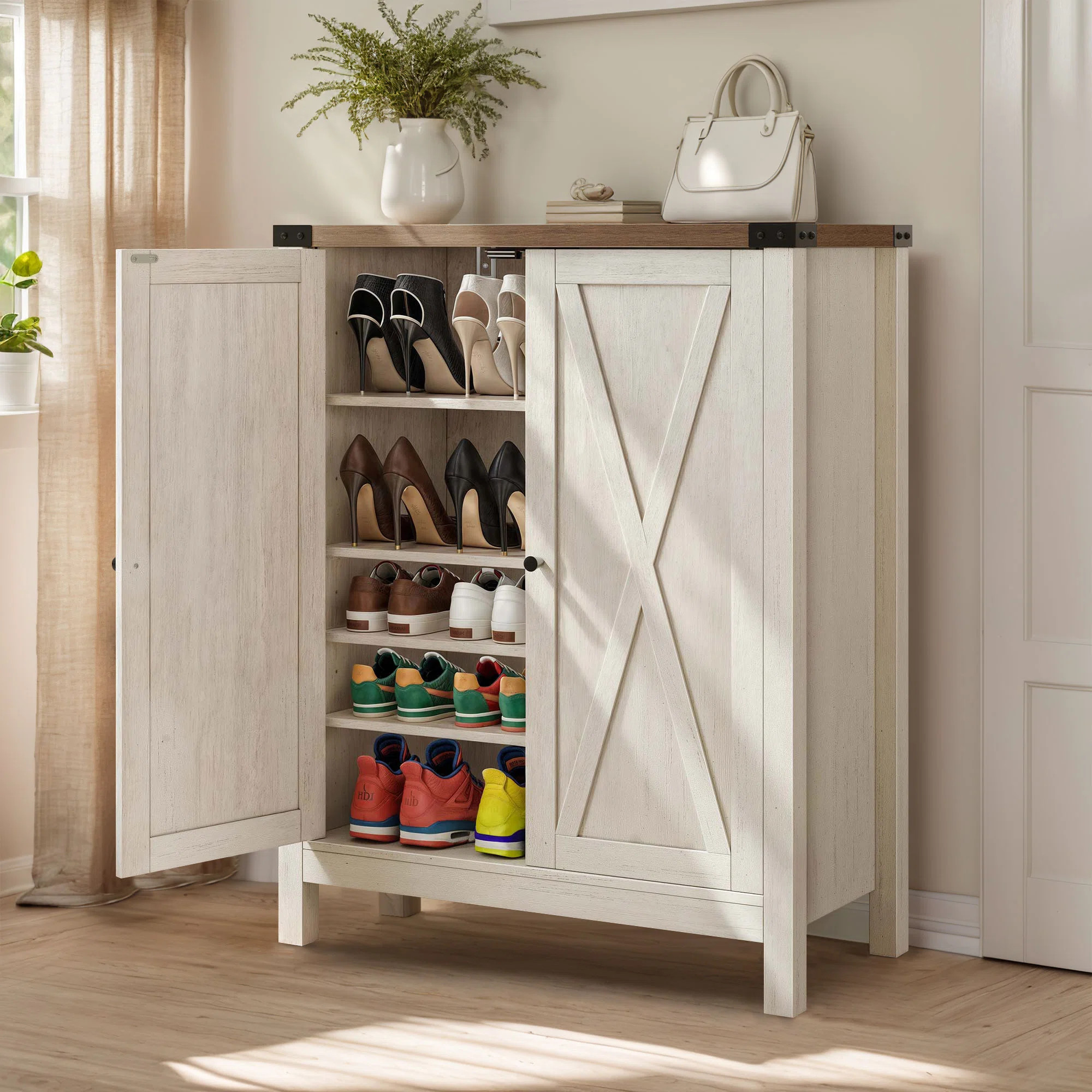 Versus 20 Pair Shoe Storage Cabinet | Wayfair North America