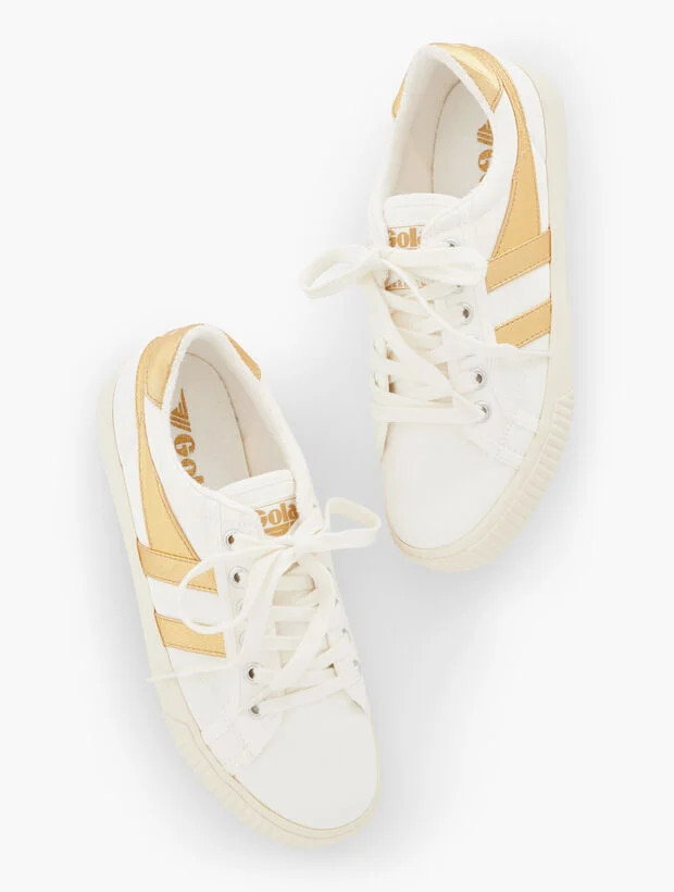Gola® Mark Cox Tennis Sneakers - Metallic | Talbots