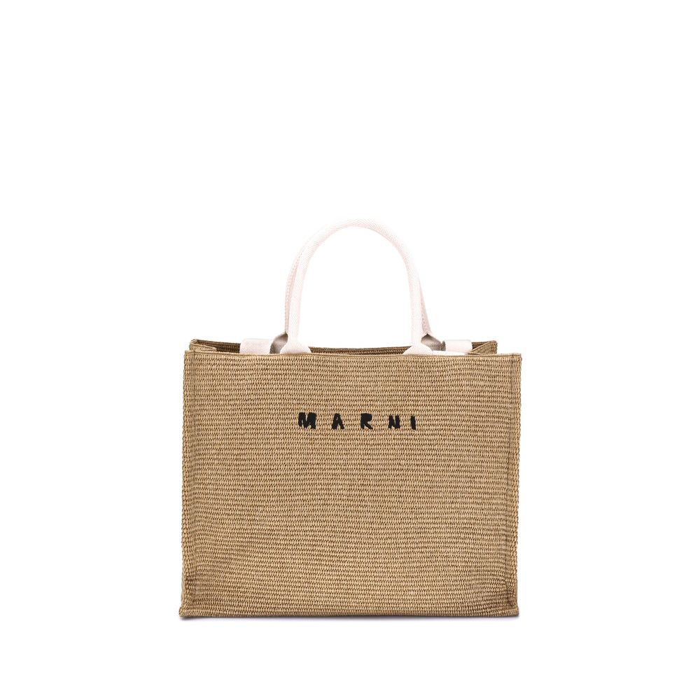 Marni Raffia-effect Tote Women's Bag | Shop Simon