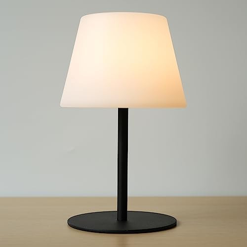 Outdoor Battery Operated Table Lamp Waterproof, 4000mAh Cordless Table Lamp Rechargeable, Touch D... | Amazon (US)