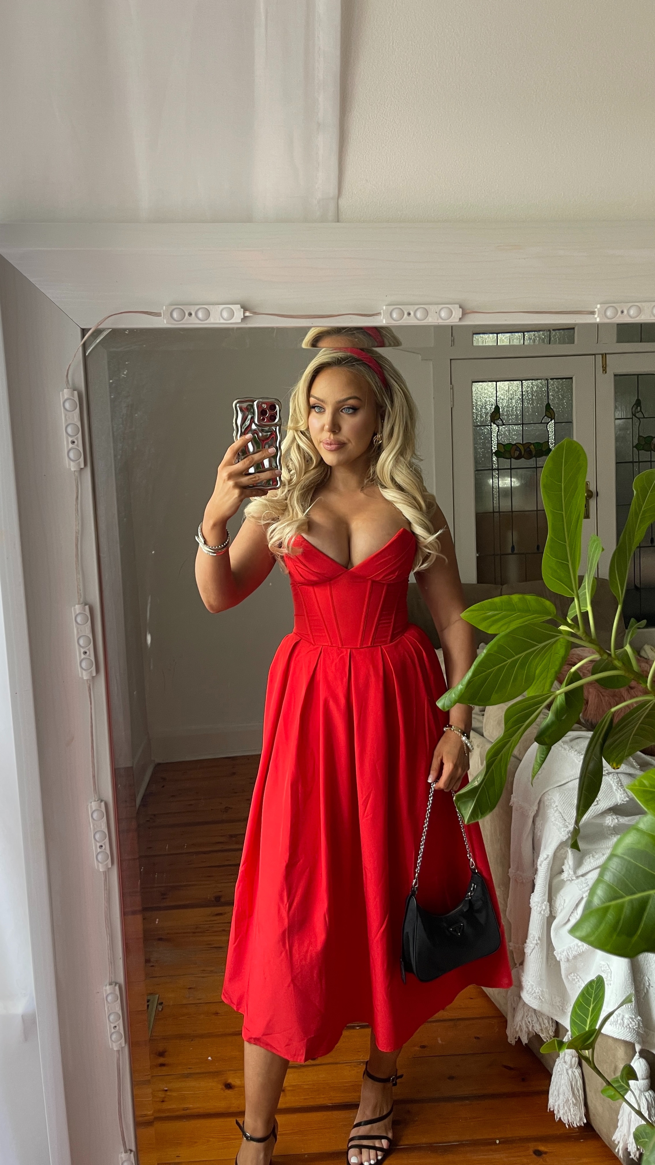 Red maxi dress with boning perfect for formals or weddings or spring summer events. Amazing quality i am wearing the S have ordered the M in other colours for the larger cup size  

#LTKpartywear #LTKspring #LTKwedding