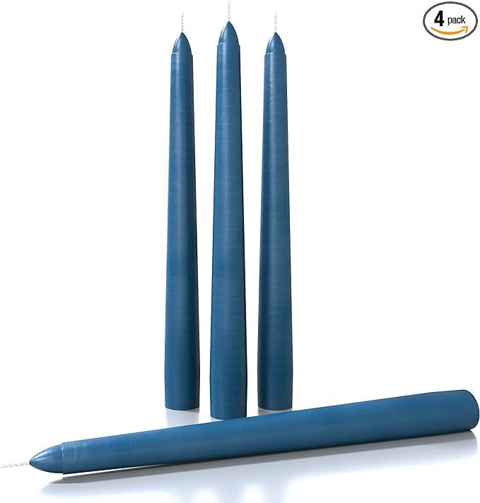 CANDWAX 8 inch Taper Candles Set of 4 - Dinner Candles Dripless - Tall Candles Long Burning Perfe... | Amazon (US)