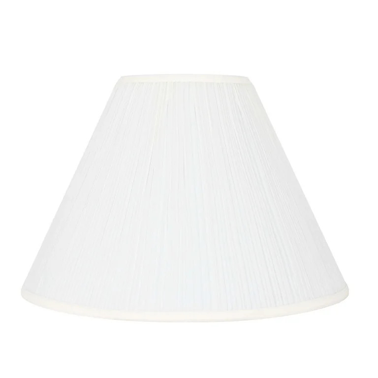 Mainstas 7x18x13 inch Off White Pleated Lamp Shade | Walmart (US)