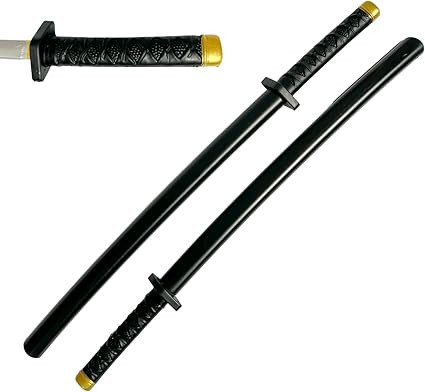 Set of Two 26 1/2 Inch Japan Samurai Pu Foam Blade Anime Sword Ninja Katana Toy for Kids, Play, F... | Amazon (US)
