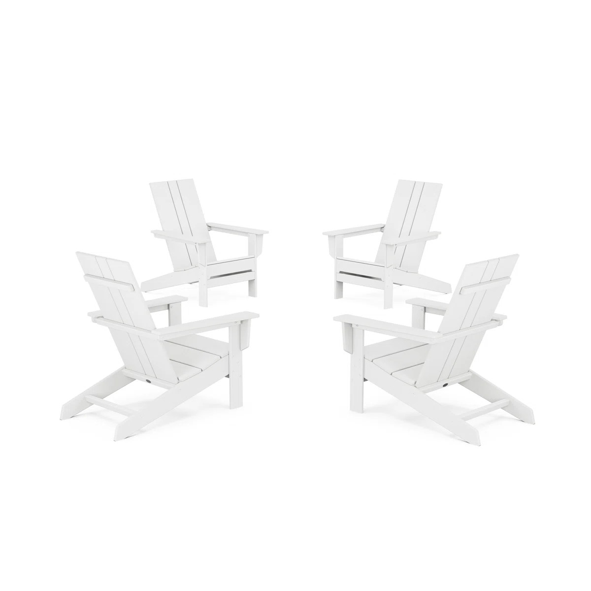 POLYWOOD by AllModern Outdoor Adirondack Chair (Set of 4) | Wayfair North America