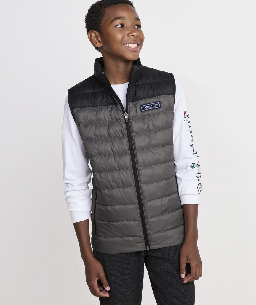 Boys' Packable Shoreline Puffer Vest | vineyard vines