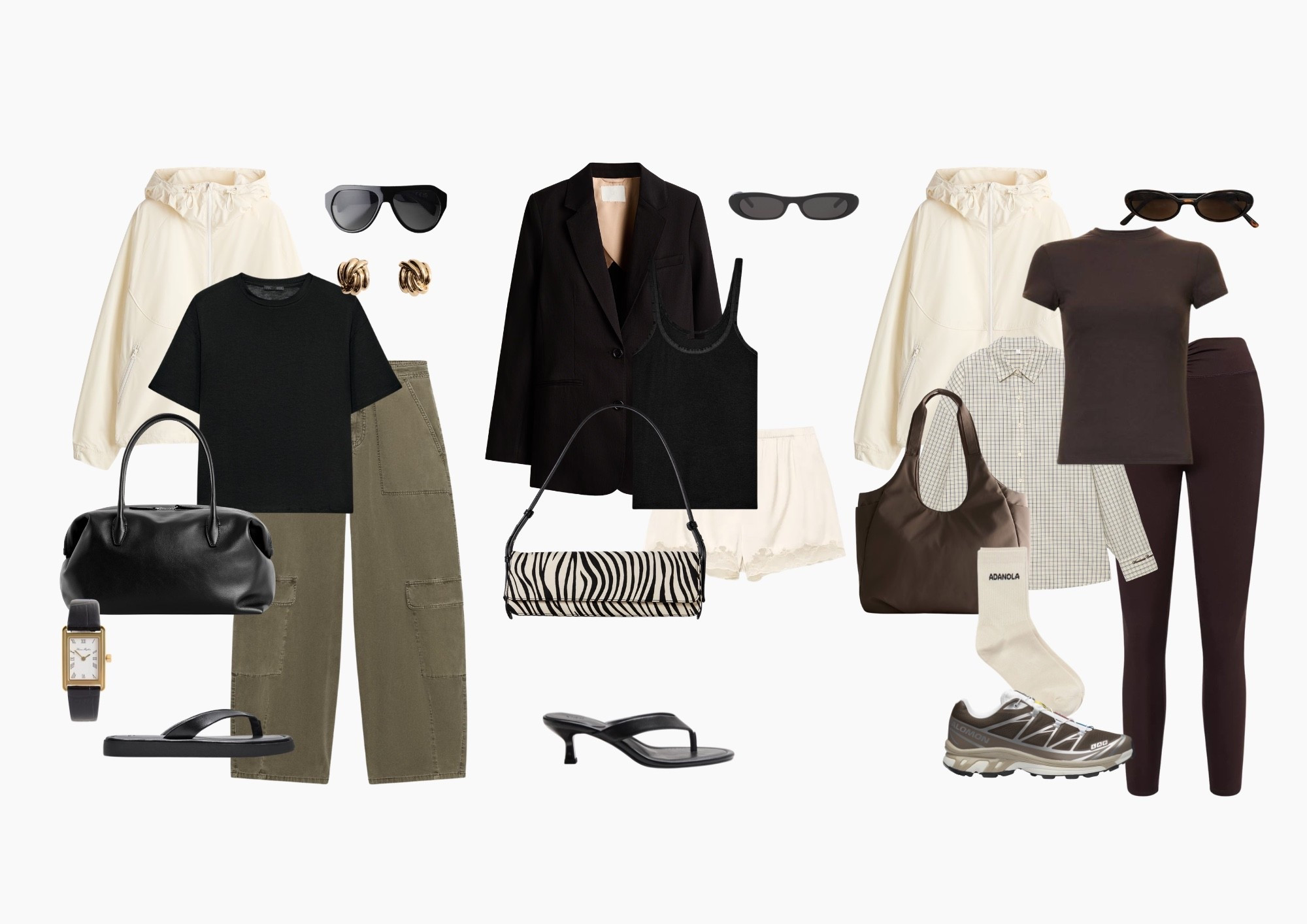 Ways to wear 📁
Day, gym, cargos, Funnel Neck, Kitten Heels, Blazer, Zebra

#LTKspring #LTKuk