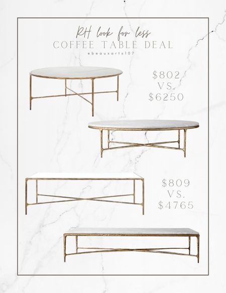 These gorgeous marble top RH look for less coffee tables are back in stock!

#LTKsalealert #LTKhome #LTKFind