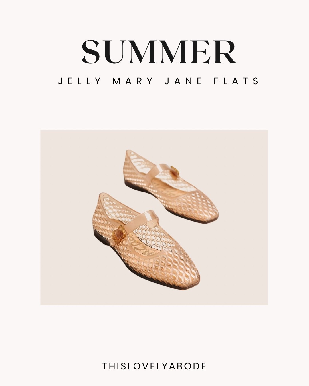 These are perfect for summer and they also come in various color options. 
#jellies #jellyshoes #summerstyle #anthro

#LTKHome #LTKBeauty