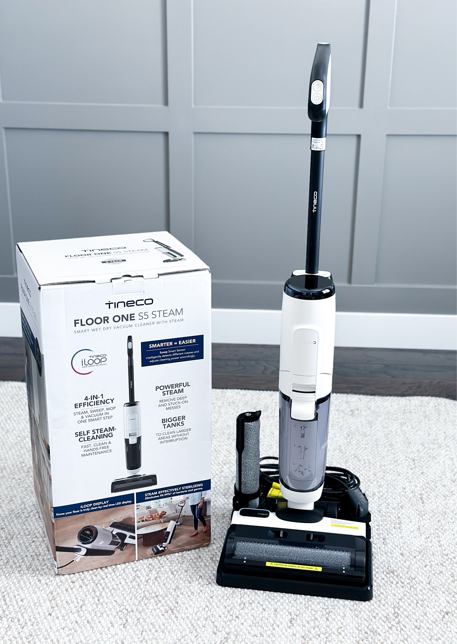 We love our advanced steam cleaner + vacuum that automatically adjusts suction power, brush roller speed, & water flow for incredibly efficient cleaning. Eliminates 99.99% of bacteria + germs, which is a must have with a busy toddler! 

Tineco Floor Mop - Clean Home Must Haves - Cleaning Essentials - Sanitizing - Amazon Home - Wet Dry Vacuum - Best Steam Mop - Best Vacuum 

#vacuum #steammop #musthaveproducts 

#LTKFind #LTKhome #LTKfamily