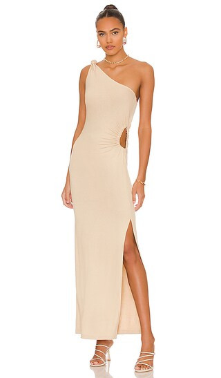 Atlas Maxi Dress in Khaki | Revolve Clothing (Global)