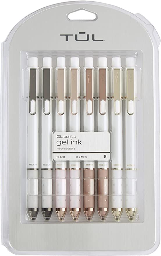TuL Limited Edition Pearl Sunset Shades Mixed Metal 8 Pack Gel Pens | Amazon (US)
