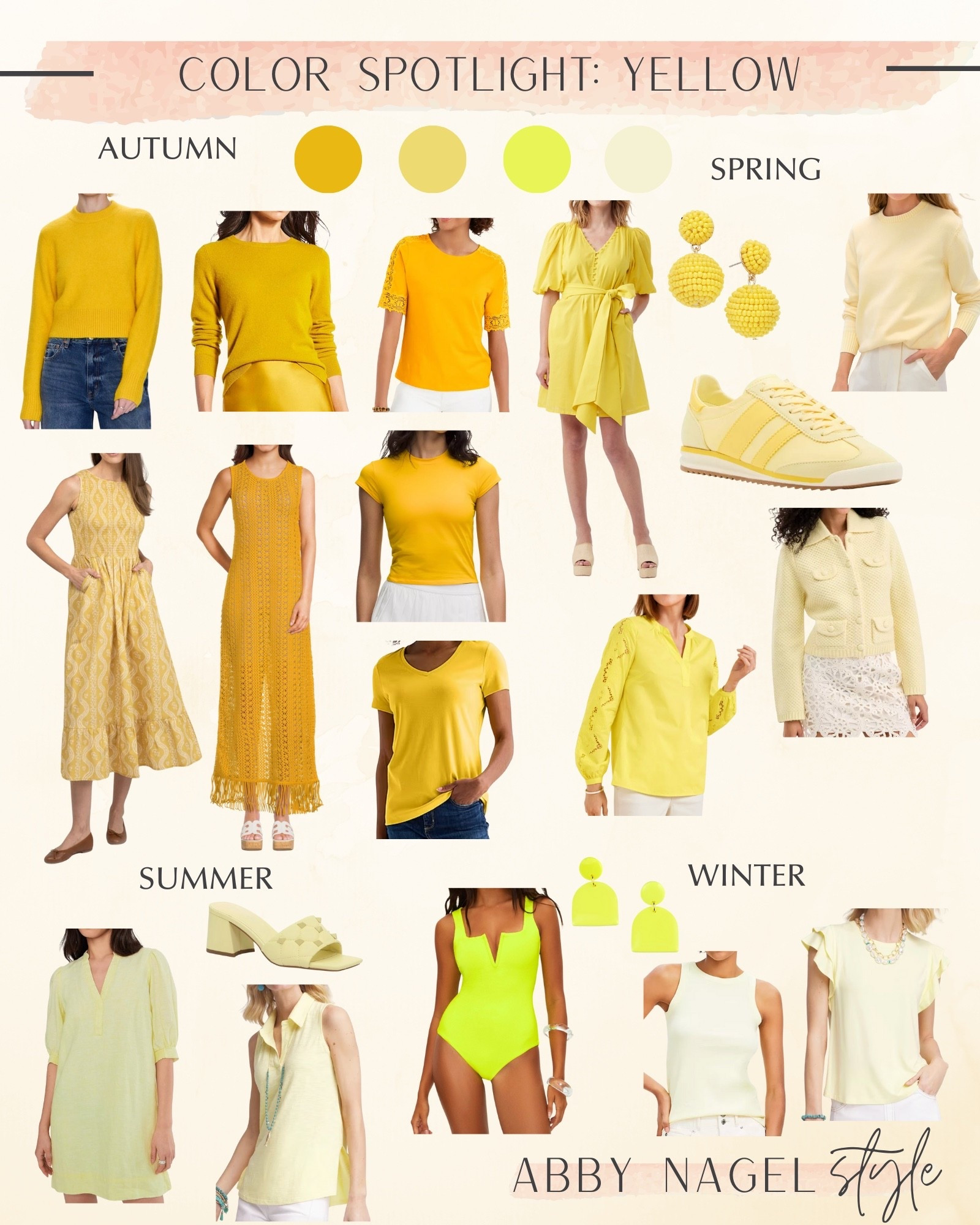 Yellow by season!

#LTKSeasonal