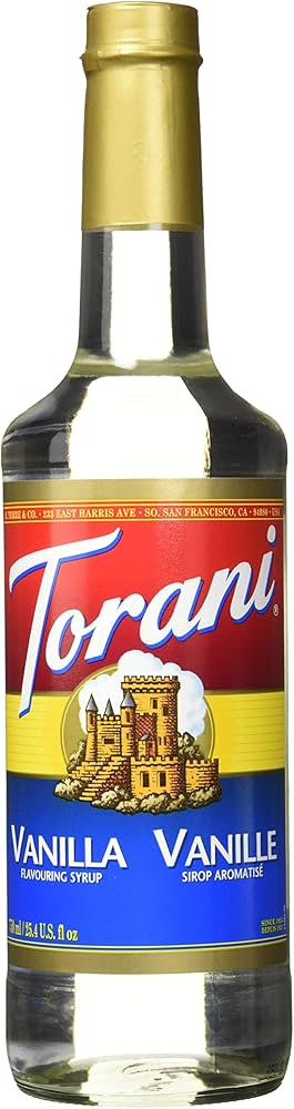 Torani Vanilla Coffee Syrups, 0.75 L | Amazon (CA)