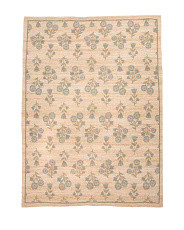 9x12 Jute Cotton Blend Floral Print Area Rug | Marshalls