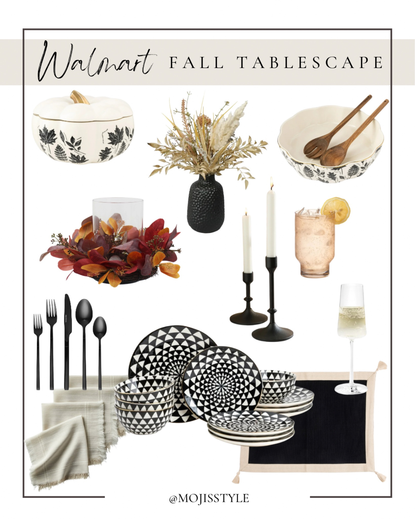 Fall table styling ideas with these modern and festive affordable dining finds from Walmart!

#LTKHome #LTKFindsUnder100 #LTKSeasonal