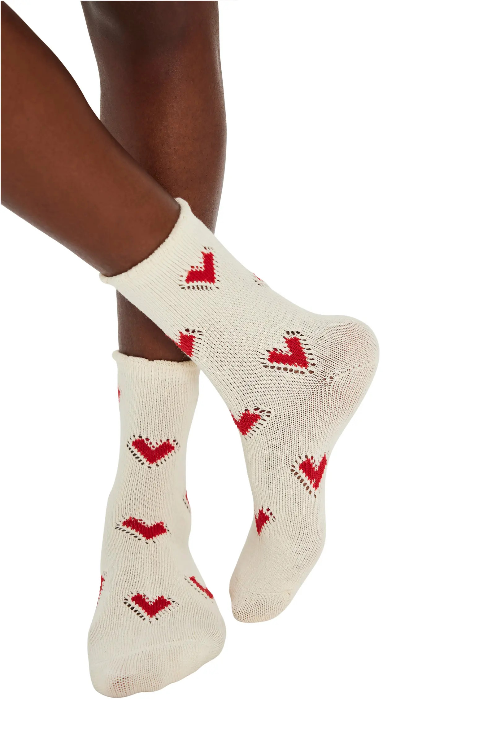 Cupid's Bow Crew Socks | Nordstrom