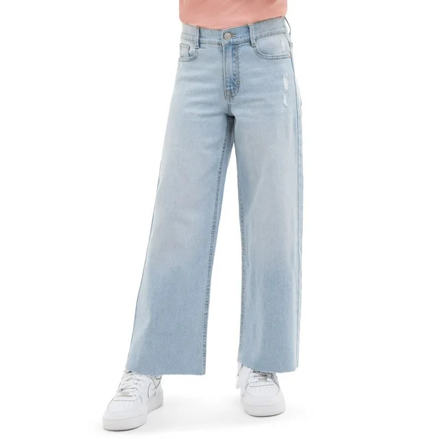Jordache Girls Wide Leg Jeans, Sizes 5-18 | Walmart (US)