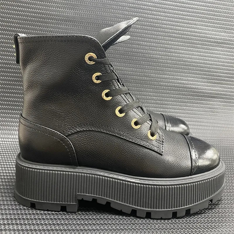 Boots Ankle Boot Black Genuine Leather booties Stretch Heel Sock Boot and Flat Sneaker Winter Wom... | DHGate