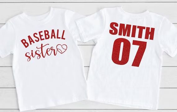 Baseball Sister Baseball Sister Shirt Baseball Shirts | Etsy | Etsy (US)