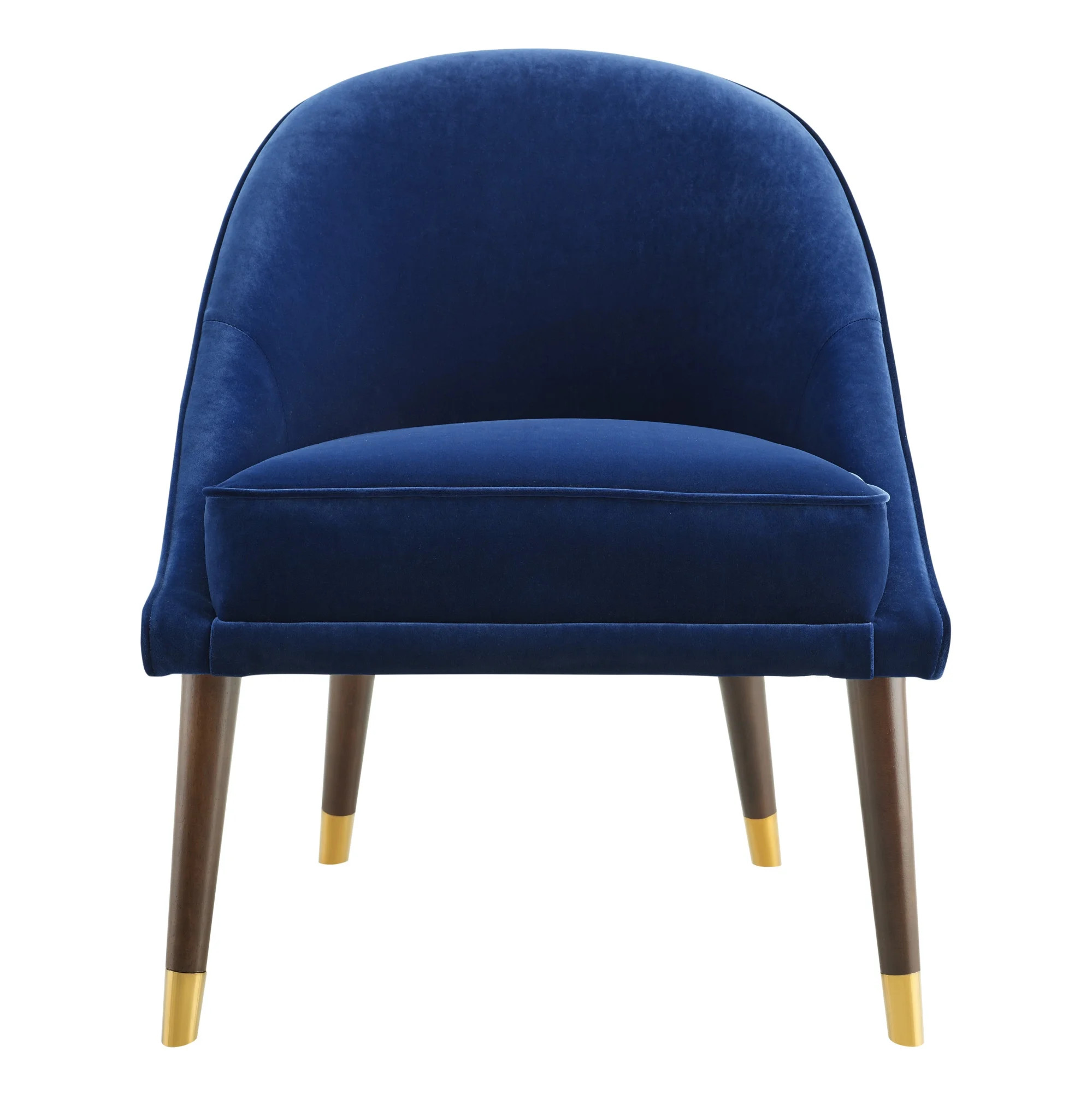 Steve Silver Avalon Velvet 30" Accent Chair - Navy Blue | Walmart (US)
