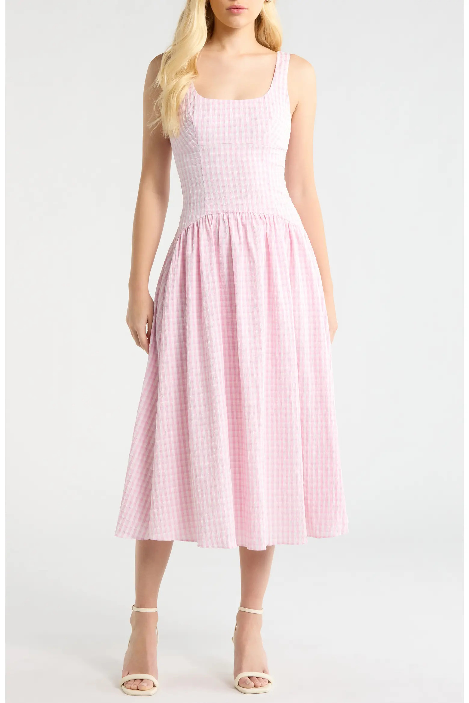 Cara Gingham Dress (Women) | Nordstrom | Nordstrom