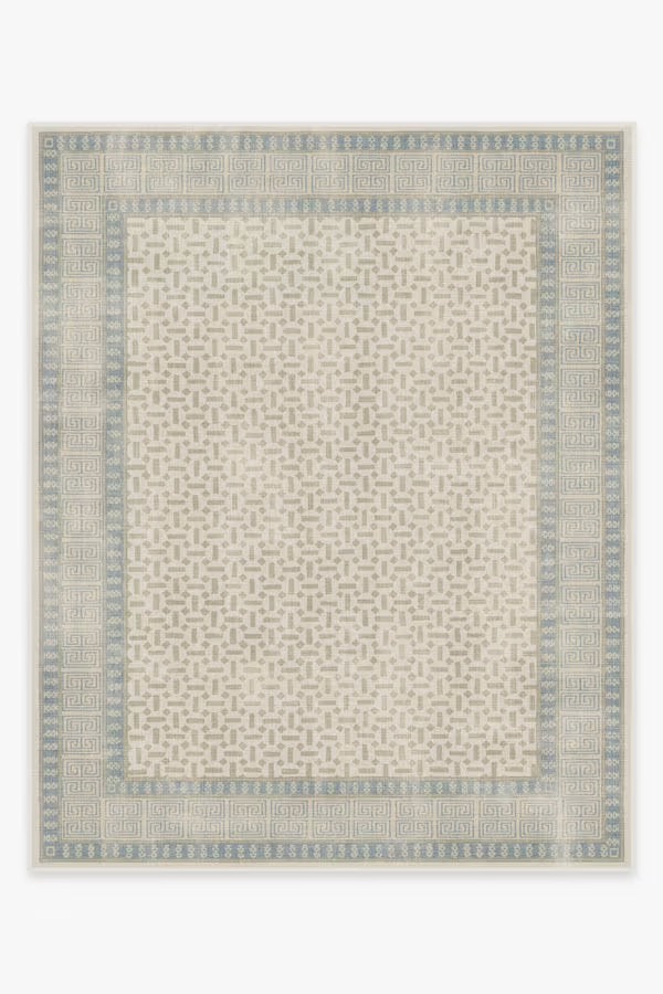 Kairos Ivory & Blue Rug | Ruggable | Ruggable
