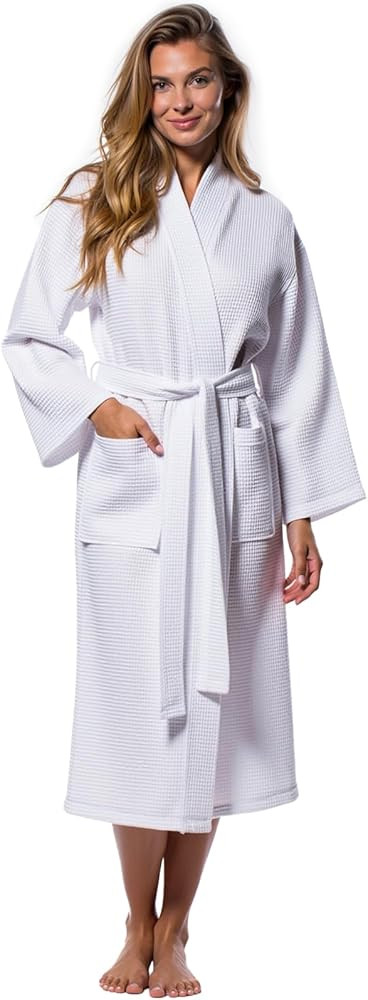 Turquaz Lightweight Full-Length Robes For Women Waffle Kimono Bathrobe - Soft, Fast-Drying, Long-... | Amazon (US)