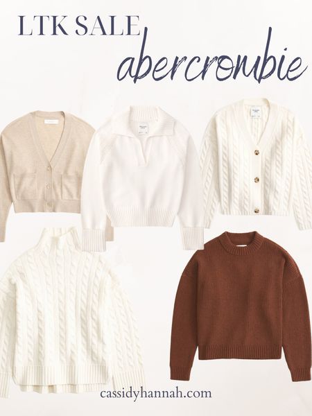 These Abercrombie sweaters are on sale for the LTK sale & look soo cozy 🤎
Code: AFLTK 

#LTKstyletip #LTKfindsunder100 #LTKSale