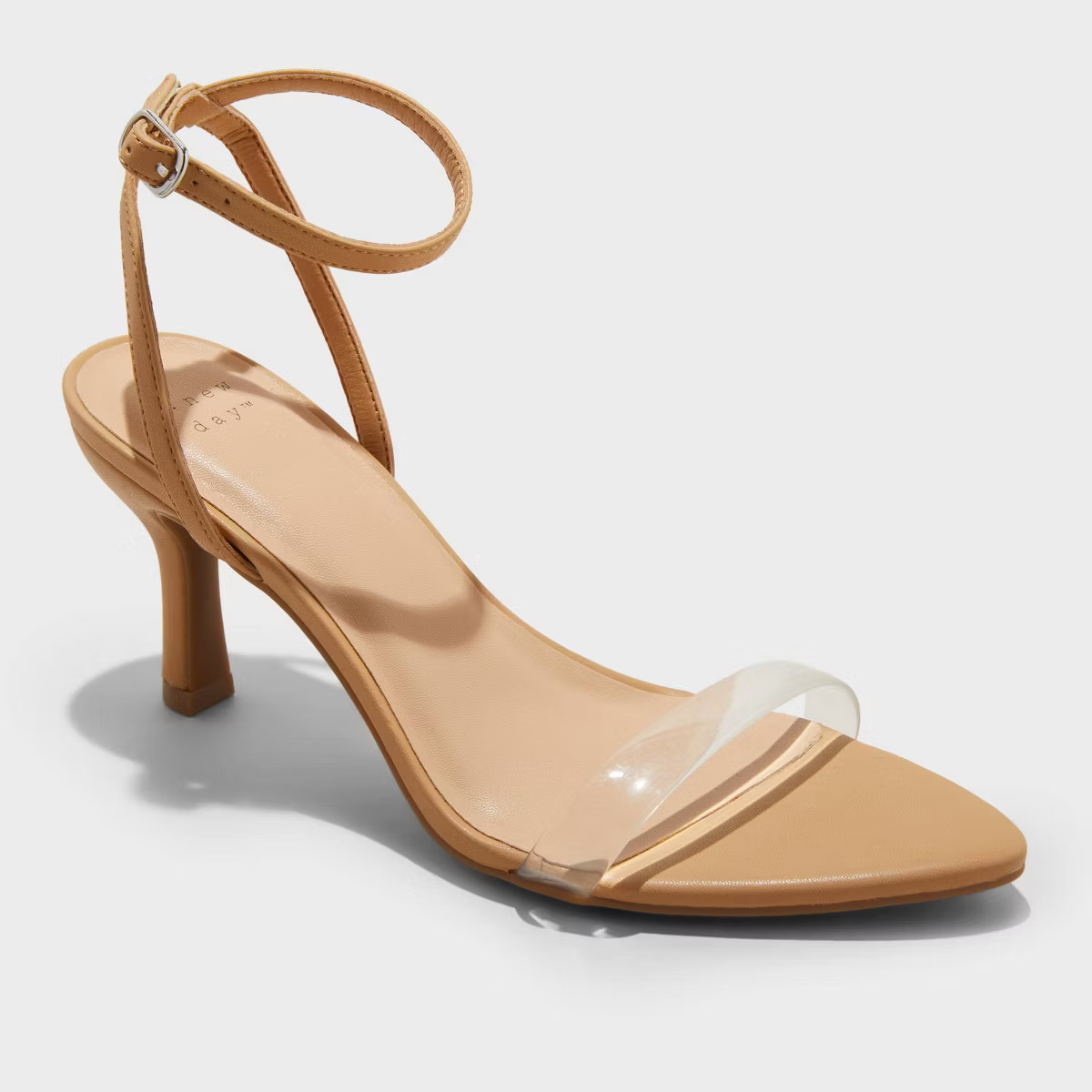 Women's Morrigan Single Band Ankle Strap Heels - A New Day™ Black | Target