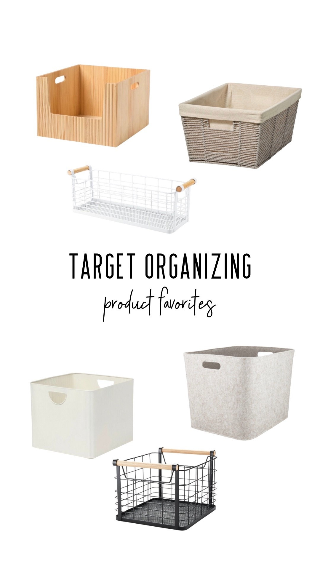Some recent organizing finds at Target!
