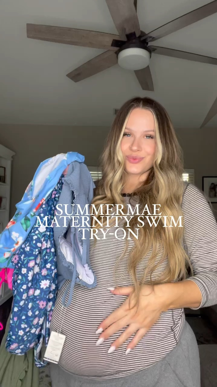 My favorite maternity swimsuits! True to size 

#LTKbump