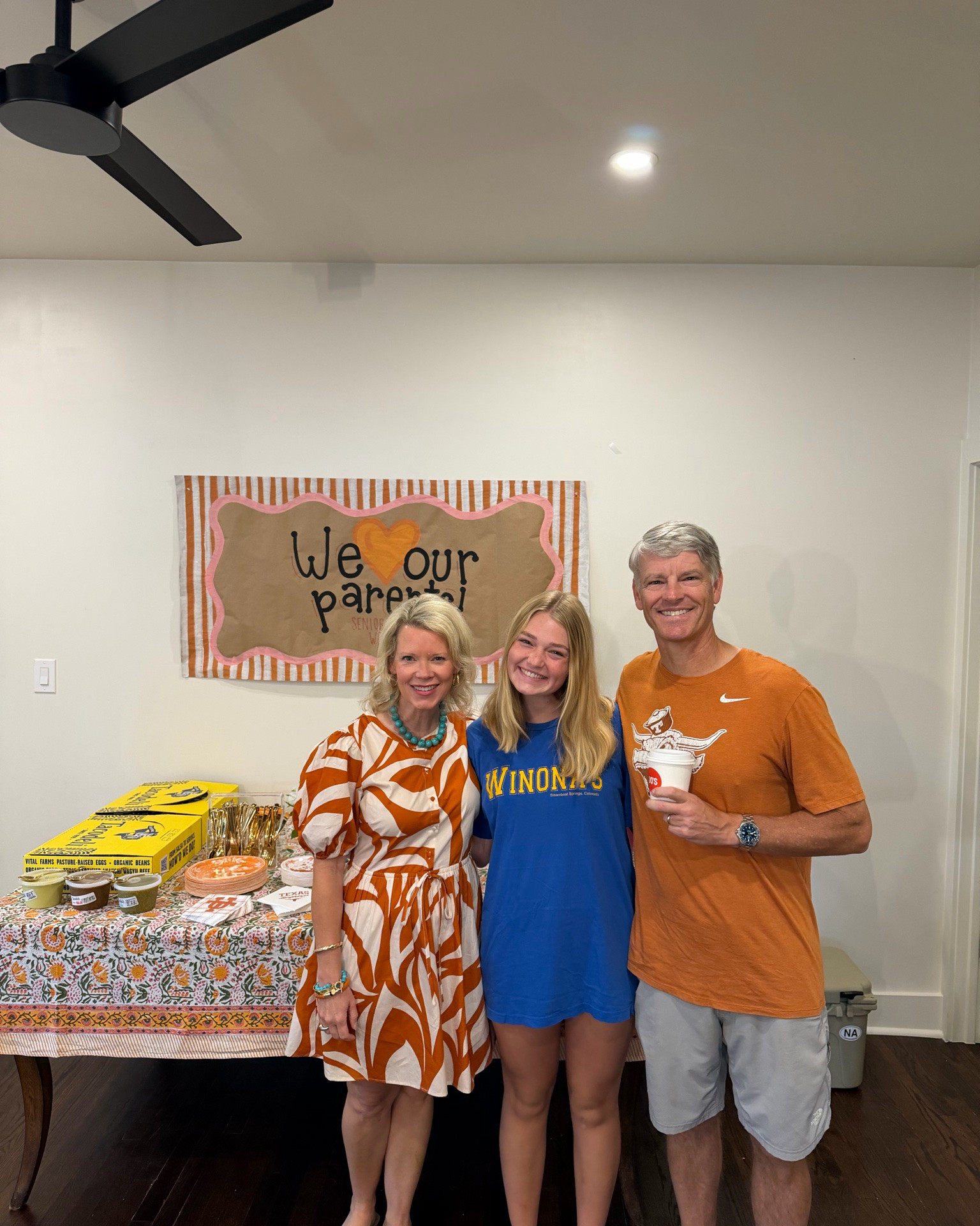 Parents weekend is off to a great start!   Sure love my sweet girl and her friends. My dress from
@Avara runs true to size and the cutest paper plates are from
@Pavilion Paper!