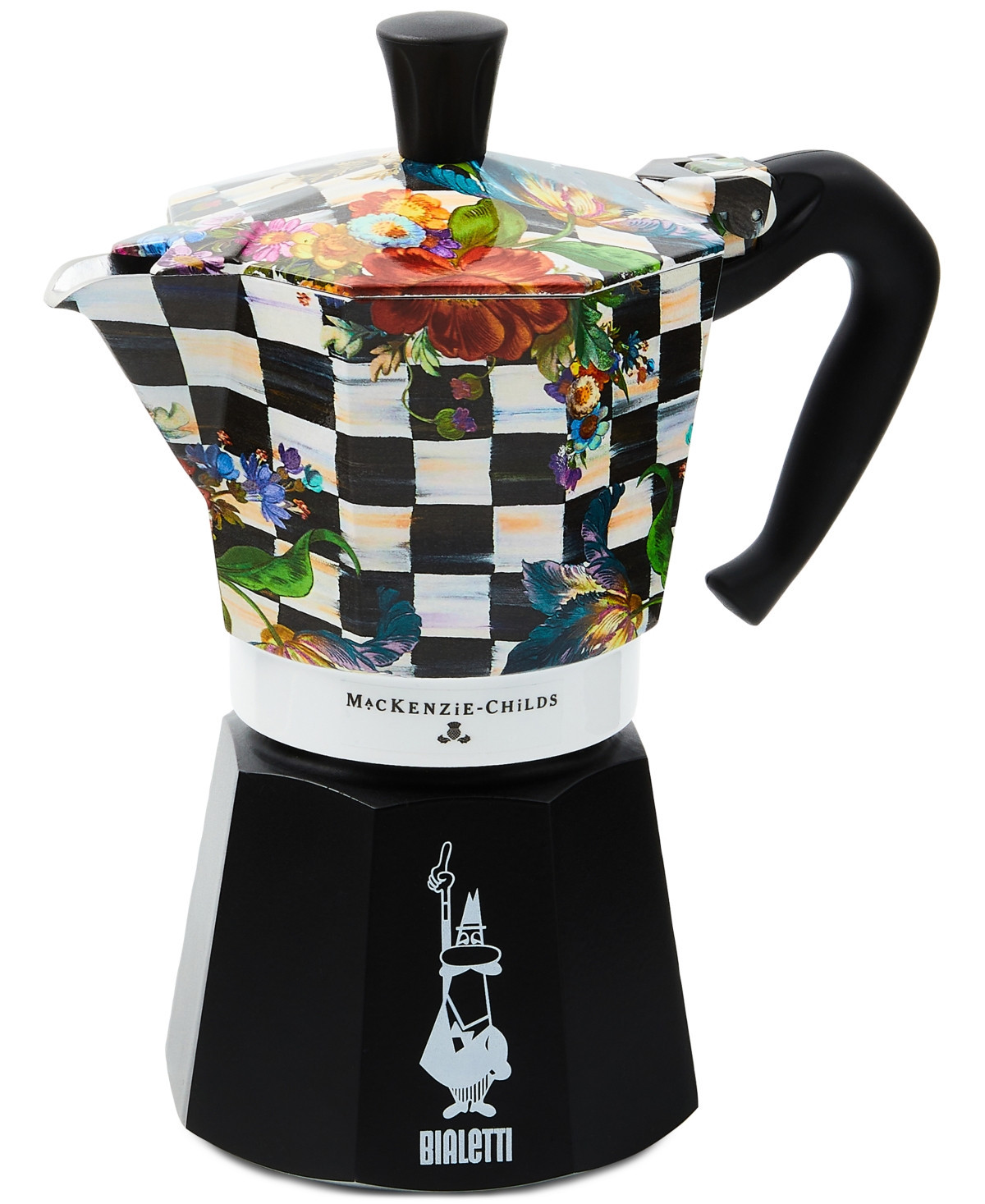 MacKenzie-Childs Courtly Flower Market 6-Cup Bialetti Moka Coffee Pot | Macy's