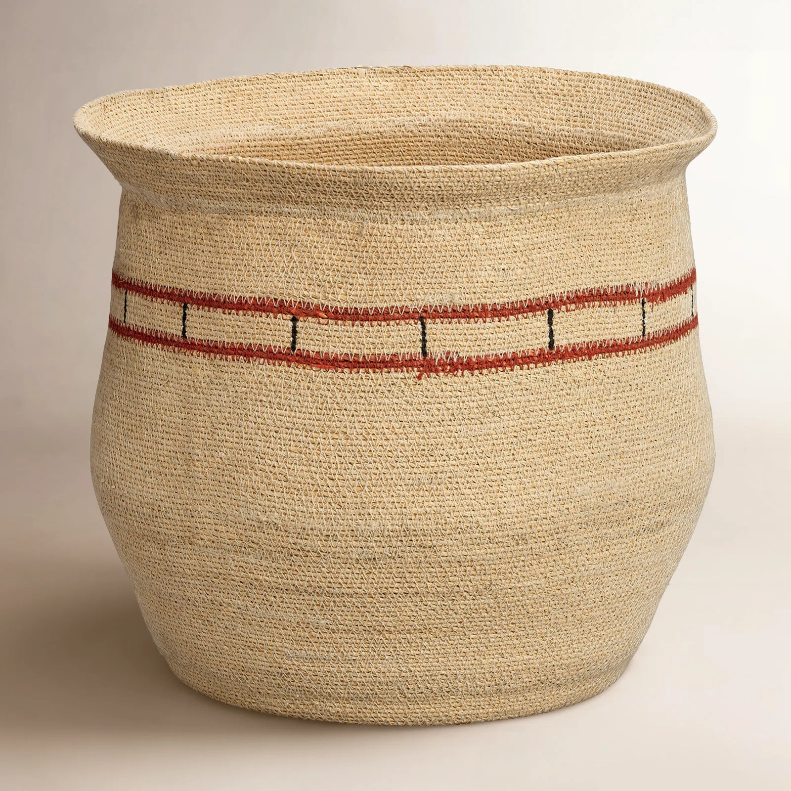 Silkworm Handmade Coastal Seagrass Decorative Basket 1 | Birch Lane