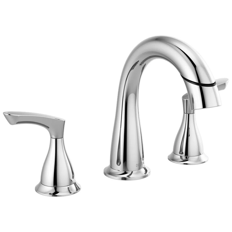 Broadmoor Widespread Pull Out Sprayer Bathroom Faucet, 2-handle Bathroom Sink Faucet with Drain | Wayfair North America