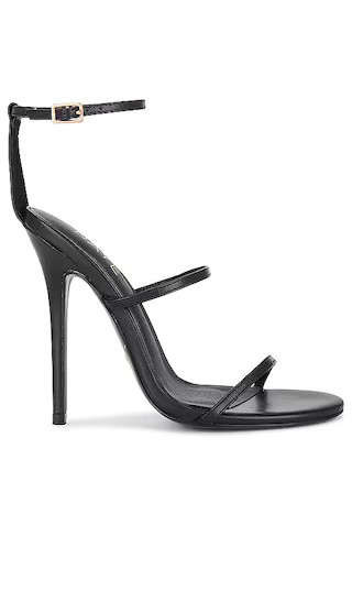 Clemens Heel in Black Leather | Revolve Clothing (Global)