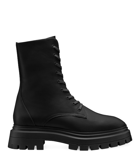 BEDFORD SLEEK LACE-UP BOOTIE | Stuart Weitzman Outlet