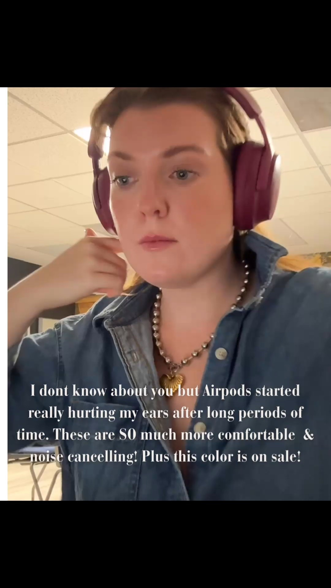 These are the headphones that saved my ears after AirPods started hurting during long workdays. The noise cancelling is incredible, they’re actually comfortable for hours, and this color is on sale right now. If you work at a desk all day like I do… these are a game changer. Linked here 🎧🤍

#LTKActive #LTKTravel #LTKdayinmylife