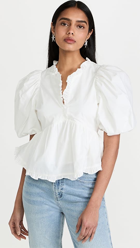 Ruffle Detail Blouse | Shopbop