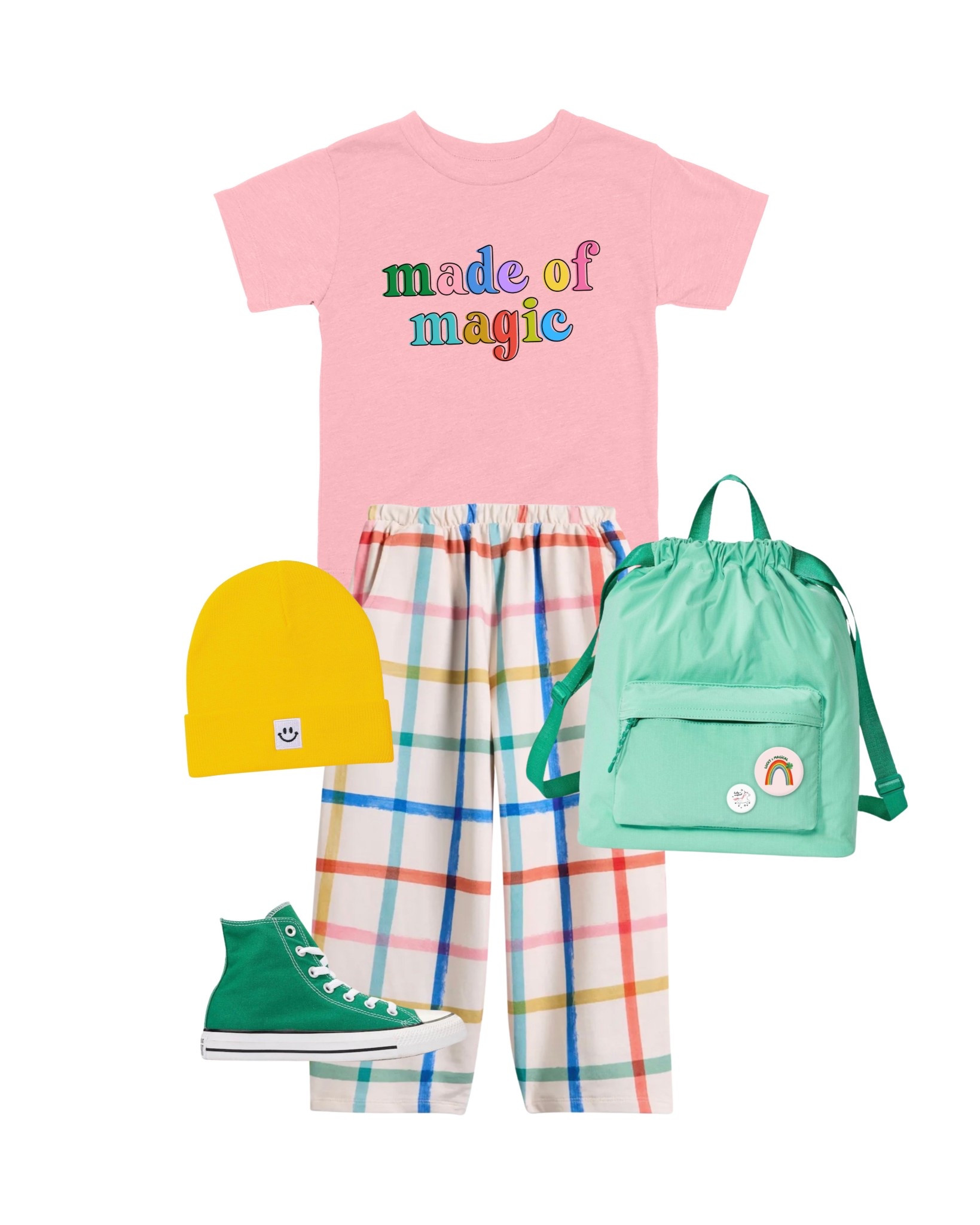 Easy + colorful everyday outfit for girls 🍀

Graphic tee and button tees are  from my shop peachandgoldie.com

#kidsstyle #everydaykidsstyle #ltkfamily #graphictee #casualkidsstyle #rainbowstyle




#LTKKids