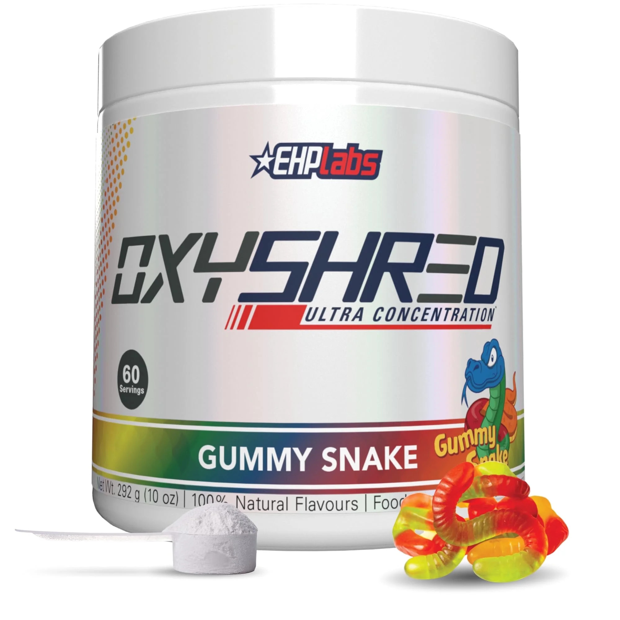 EHP Labs OxyShred Thermogenic Pre-Workout 60 Servings - Gummy Snake - Walmart.com | Walmart (US)