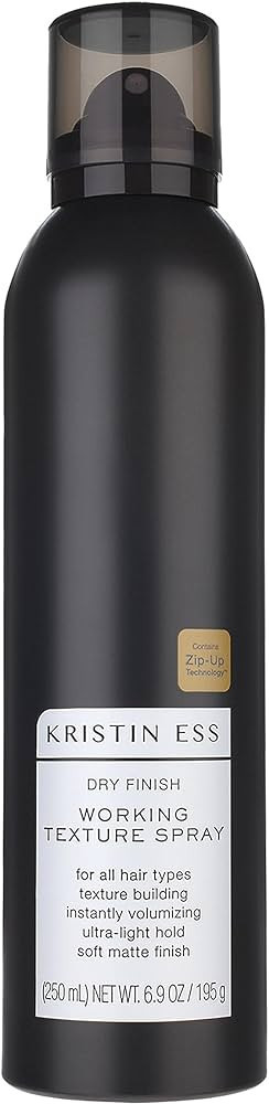 Kristin Ess Hair Dry Finish Working Texture Hair Spray for Volume + Texture, Light Hold Texturizi... | Amazon (US)
