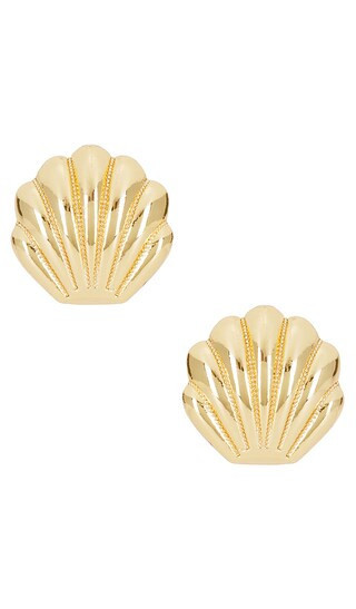 Amber Sceats Sloane Earrings in Metallic Gold. | Revolve Clothing (Global)