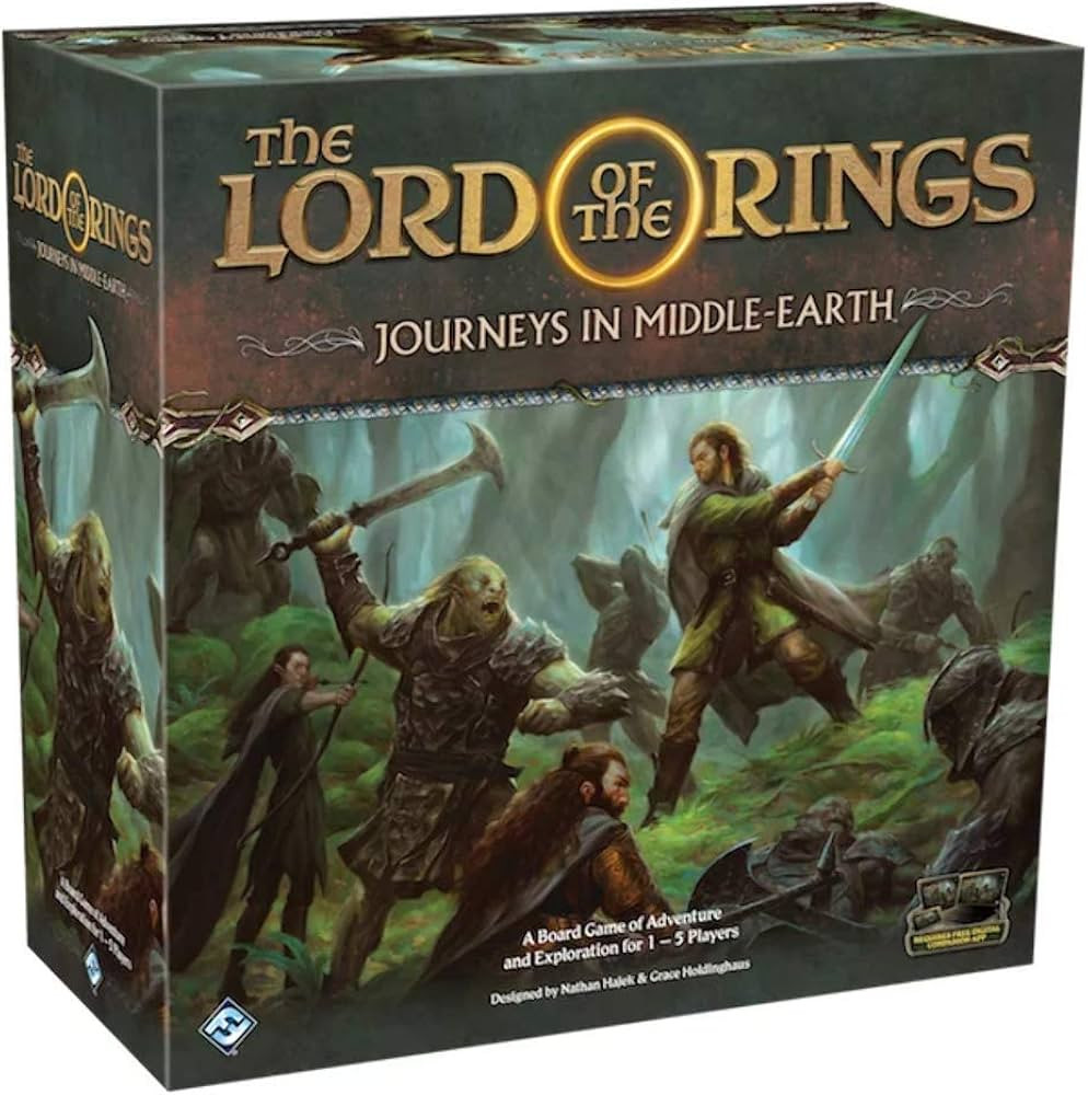 The Lord of the Rings Journeys in Middle-earth Board Game/ Strategy Game/ Adventure Game for Adul... | Amazon (US)