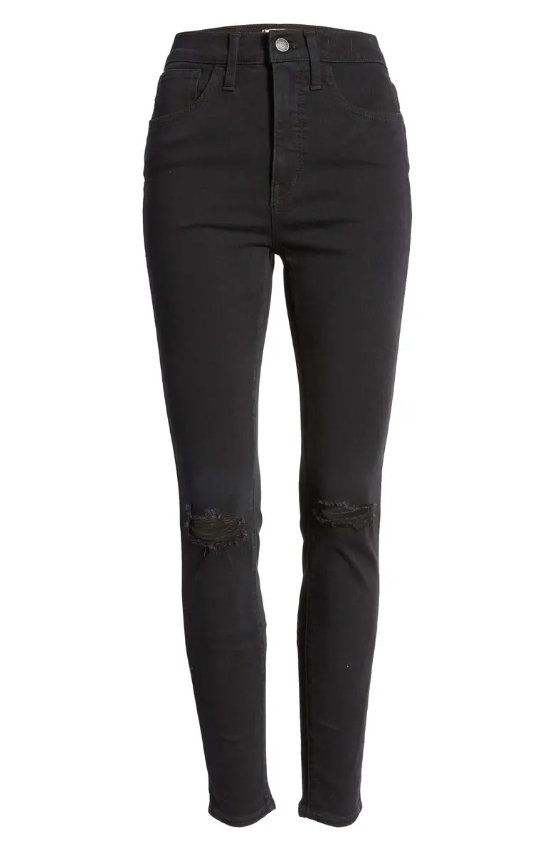 Madewell Roadtripper Ripped High Waist Skinny Jeans | Nordstrom | Nordstrom